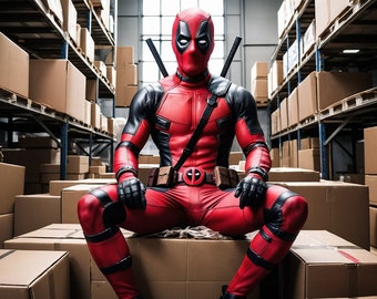 Arte digital - Ilustración de Deadpool