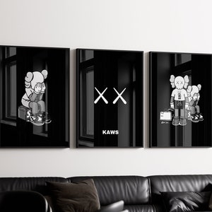 Hypebeast Poster,set of 3,Printable Graffiti print, KAWS Poster,Hypebeast Toys,Hypebeast Sneaker, Sneaker Prints,DIGITAL DOWNLOAD