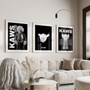 Set of 3 Hypebeast Poster,hypebeast Figure,graffiti Art, Minimalist ...