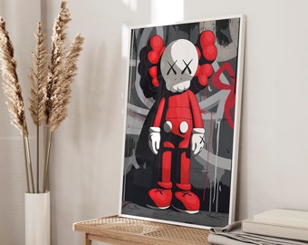 Kaws キャンバス　ポスター① 61yH6c8sQFL._AC_UL210_SR210,