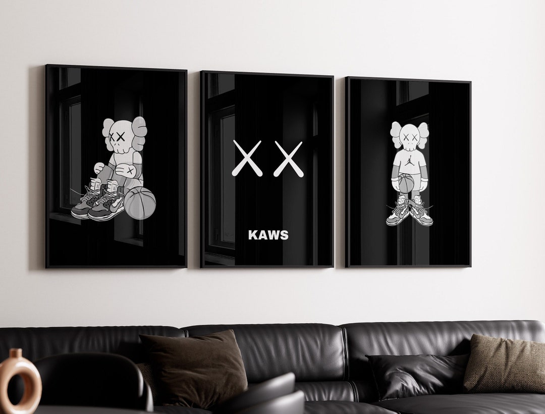 Hypebeast Poster,set of 3,printable Graffiti Print, KAWS Poster ...