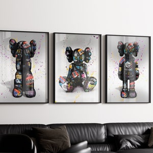 KAWS Stormtrooper Pop Art Poster Kiss ma ass!!