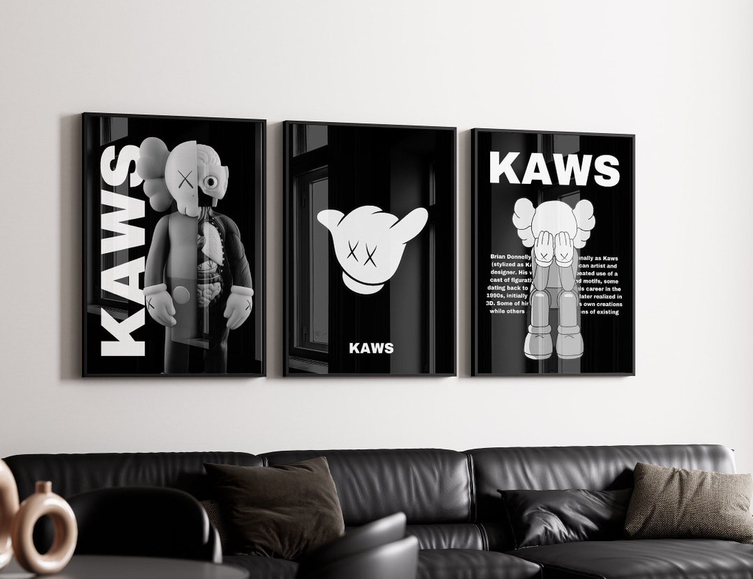 Set of 3 Hypebeast Poster,hypebeast Figure,graffiti Art, Minimalist ...