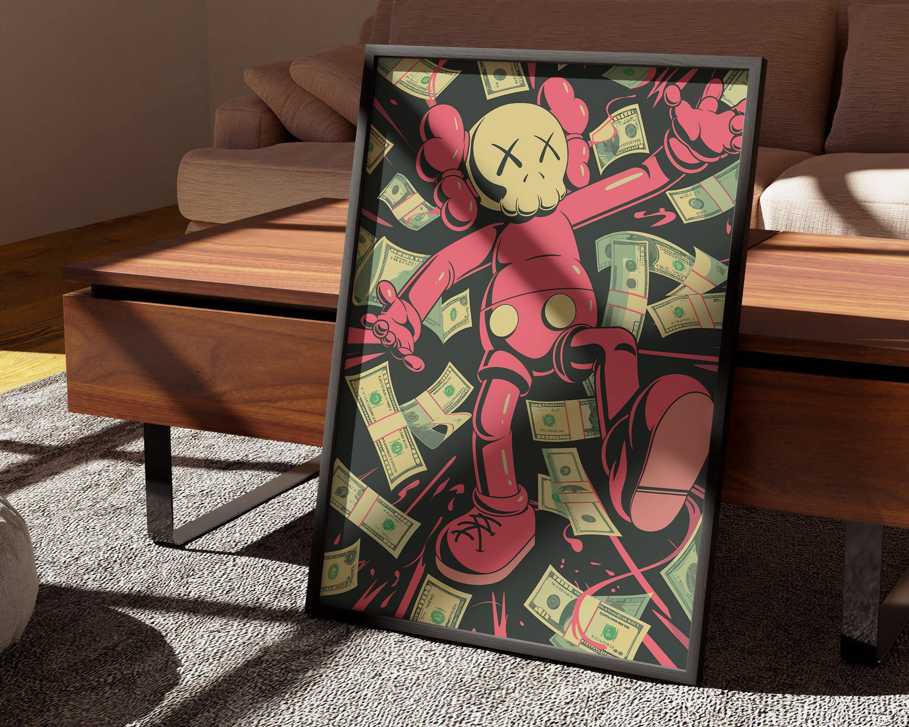 【中古】【値下げ】The Modern Poster Hypebeast Single Poster,printable KAWS Graffiti Poster,kaws