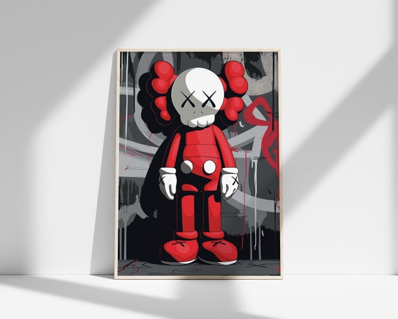 Kaws ポスター UNDERCOVER KAWS 2000SS TOKYO Collection Framed Poster