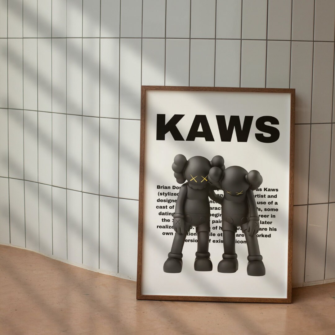 Minimalist Hypebeast Poster,set of 3,printable KAWS Poster Minimalist Hypebeast Poster,set of 3,printable KAWS Poster