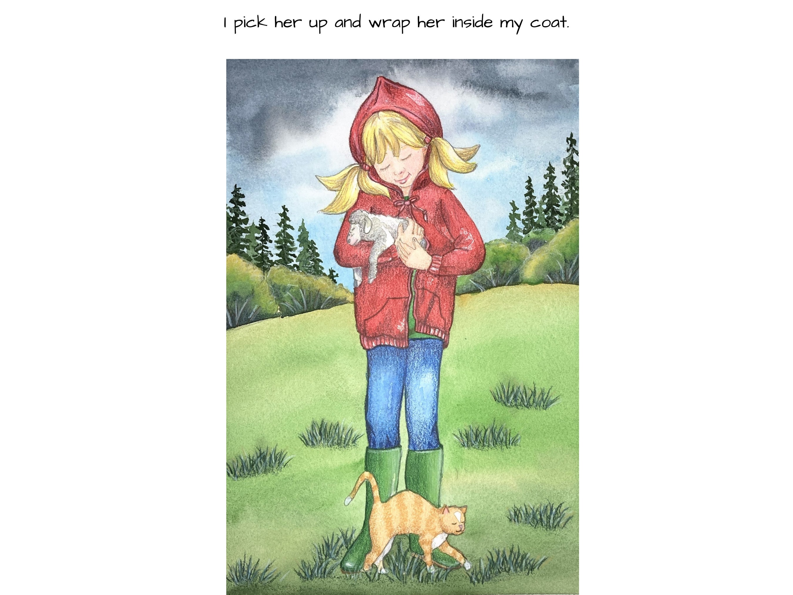 One Day I Picked an Apple: the Story of a Bummer Lamb. Children's ...
