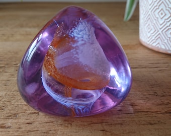 Caithness Glass Pebble Paperweight