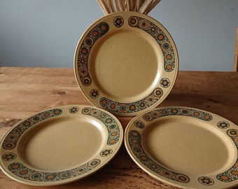 Bacchus Kiln Craft Dinner Plates x 3