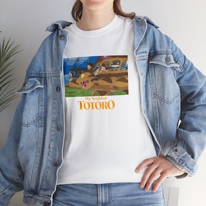 Totoro Shirt, Studio Ghibli Tees, Anime Lover Gifts, Hayao Miyazaki, Totoro Shirt, Howl Moving Castle