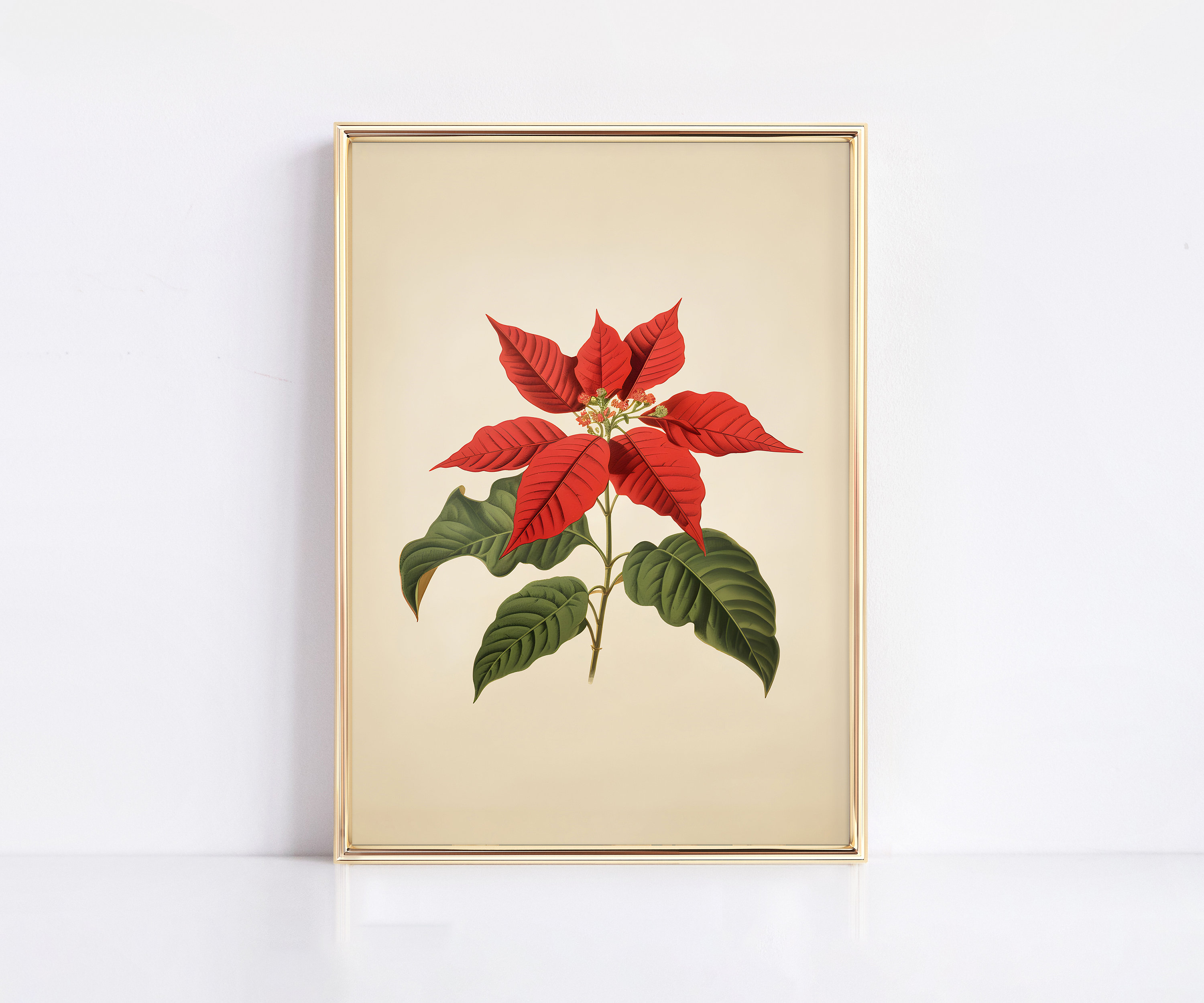 Weihnachtsstern malerei - Etsy.de