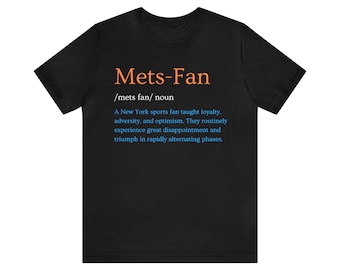 NY Mets Unisex Definition Tee - New York Mets Baseball T-Shirt