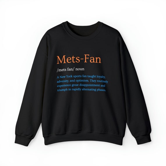 NY Mets Unisex Definition Sweatshirt New York Mets Baseball Sweatshirt