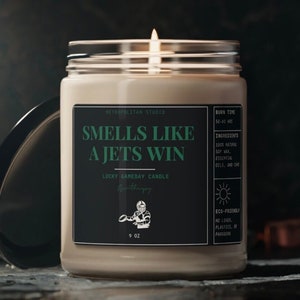 Jets Spieltag Kerze: Glückliche Fußball Aromatherapie - 9oz