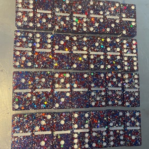 Red White & Blue Domino Set