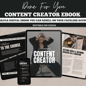 Resell Rights Digital Ebook, Content Creator Guide with Master Resell Rights (MRR) and Private Label Rights (PLR) | Editable Canva Template