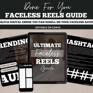 Faceless Digital Marketing Instagram Reels Guide With Master Resell Rights (MRR) & Private Label Rights (PLR) Where To Find Faceless Content
