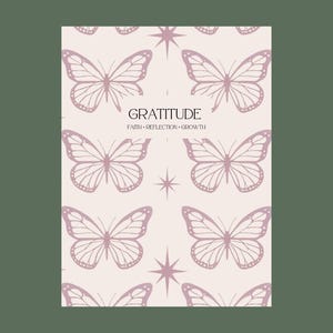 Printable Gratitude Journal with Bible Verses- Christian Gratitude Journal- Faith Based Daily Reflection PDF- Digital Journal