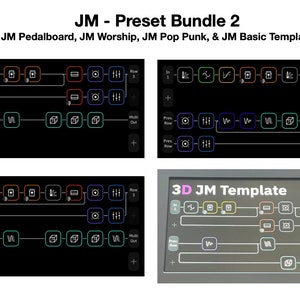 Quad Cortex Preset Bundle 2: JM Pedalboard, Worship, Pop Punk, & Template PDFs + Transfers