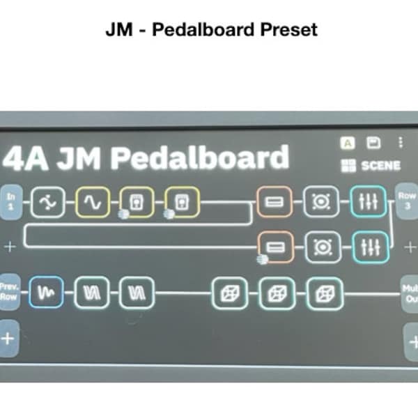 Quad Cortex: Pedalera JM PDF + Transferencia preestablecida