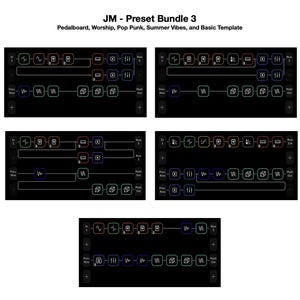 Quad Cortex Preset Bundle 3: JM Pedalboard, Worship, Pop Punk, Summer Vibes, and Template PDFs + Transfers