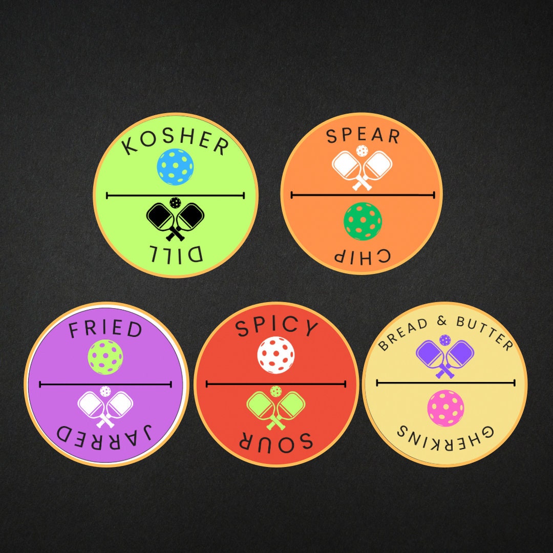 Paddel Racket Sticker Serve/side Sticker for Paddle or Racket Butt Cap (pickleball & Tennis ...