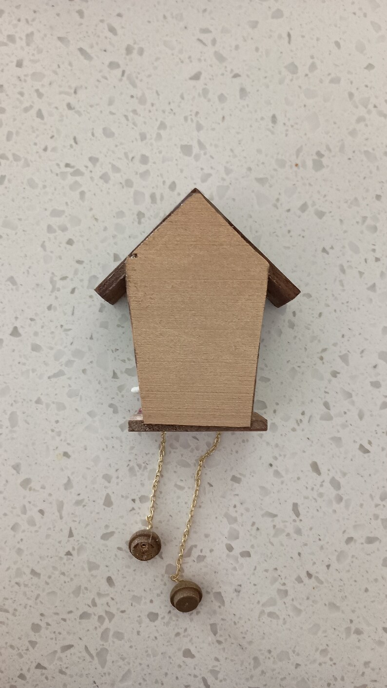 Cuckoo Clock Miniature Clock Pinocchio Art Fairytale Decor Etsy