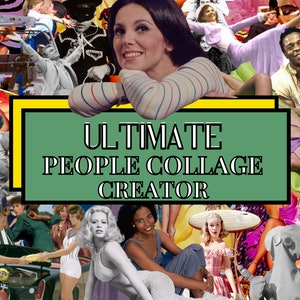 Ultimate People Collage Creator | 500 Pre-Cut PNG Elements