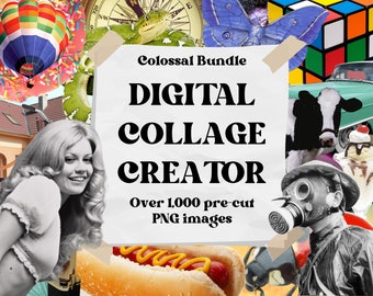 1000+ PNG Collage Creator: Digital Art Resource (Digital Download)