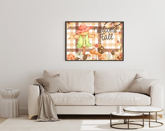 Willkommen Herbst Printable