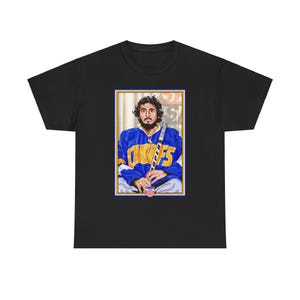 Denis Lemieux slap shot goalie humor finer points of hockey Unisex Heavy Cotton Tee