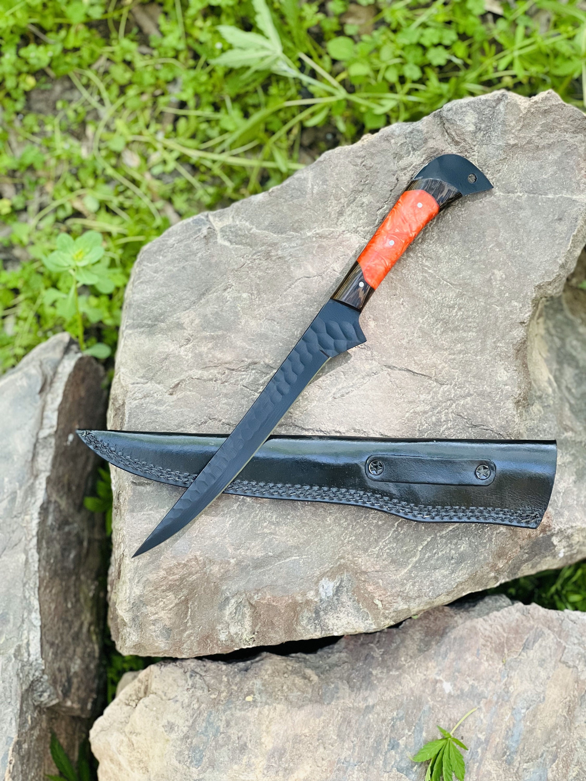 Filet Knife Custom Scales - 3 Arrows Forge