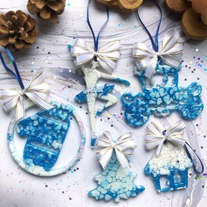 Christbaumschmuck | Epoxidharz| Weihnachtsspielzeug | Neujahrsgeschenk | Weihnachten Epoxidharz Spielzeug | Weihnachtsdekor| Weihnachtsgeschenk|
