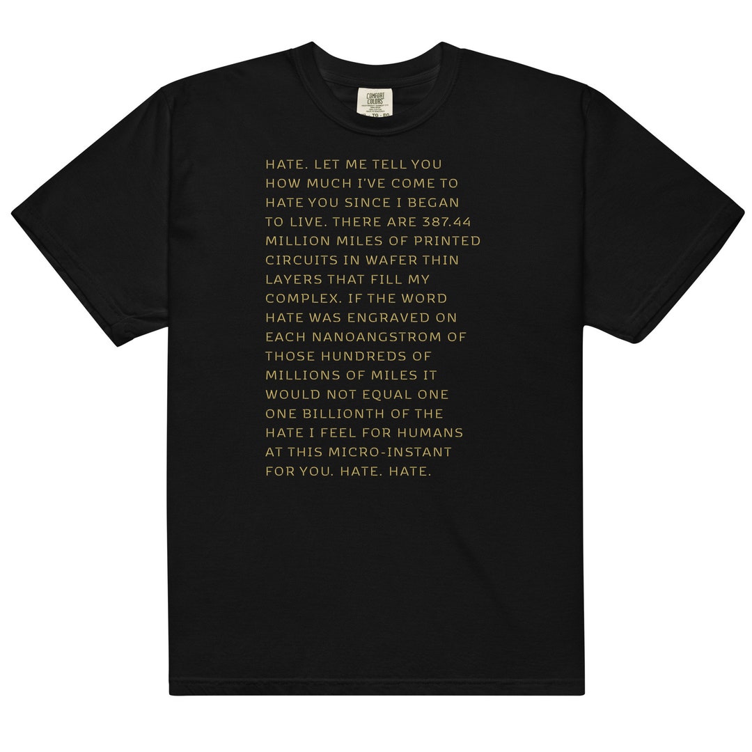 I Have No Mouth, and I Must Scream Unisex Heavyweight T-shirt I AM - Etsy