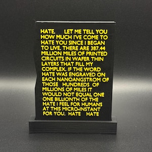 I Have No Mouth And I Must Scream “AM Hate Speech monolith” desk decoration figure