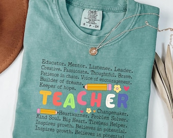 Funny Teacher T-Shirt, Back to School Shirt, Elementary School Appreciation Gift