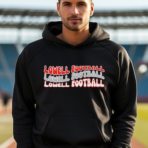 Lowell Football Shirt, Lowell Michigan Shirt, Lowell Sweatshirt, Lowell School Spirit Shirt