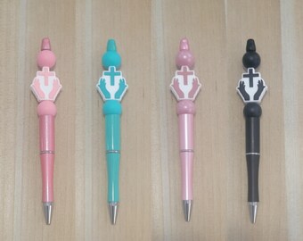 Worship Hands beaded pen