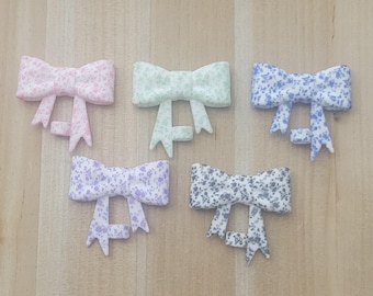 Floral Bow Silicone Straw Topper: Reusable Drink Accessory