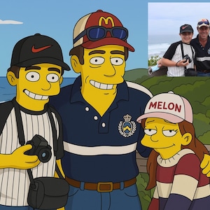 Custom Simpsons Portrait from Your Photo | Exact Pose & Outfit | Personalised Digital Download | Unique Cartoon Gift