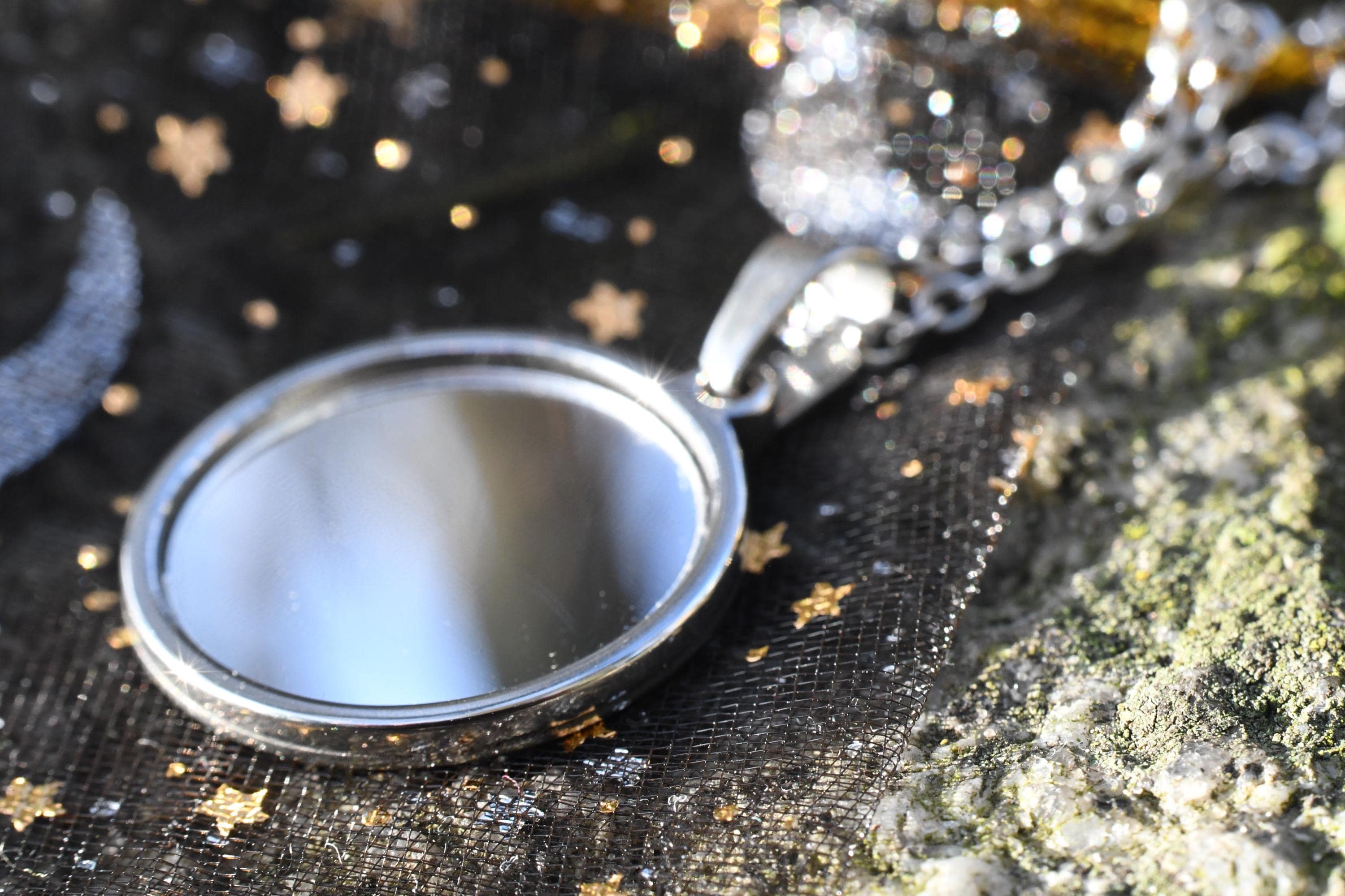 Miroir Metal Dore Bulles 98,5X78Cm