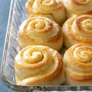 Orange Rolls with Honey Topping and Fresh Orange Glaze/Sweet Rolls/Roll Recipe/Homemade Rolls