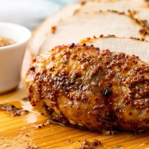 Mom’s Pork Loin Roast with Carolina Apple Compote, Meat Recipe, Bake Goods, Dinner Recipe