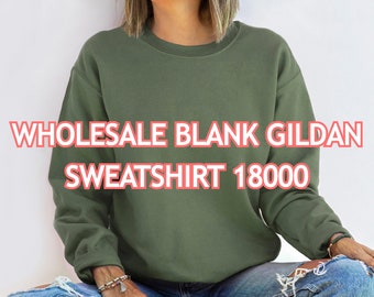 Blank Sweatshirt, Gildan 18000, Crewneck Sweatshirt, Blank Unisex Sweatshirt, Sweatshirt for Women, Pullover for Men