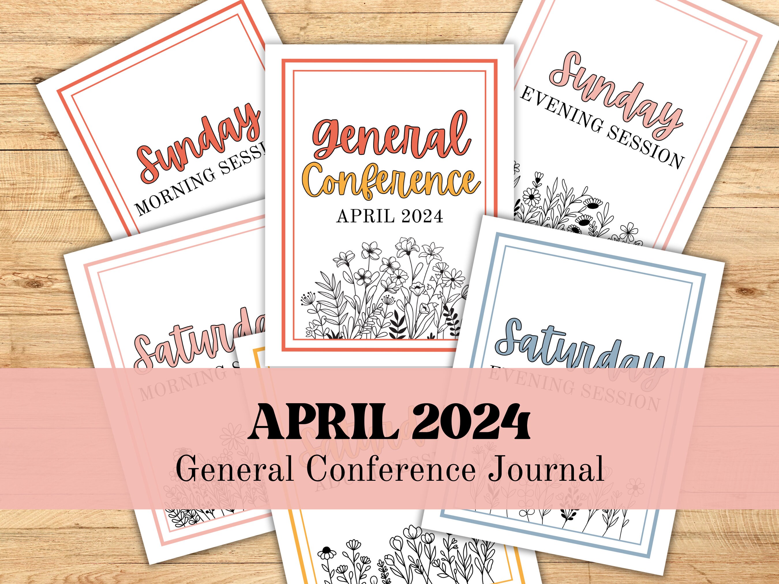 April 2024 General Conference Journal, General Conference Notebook for