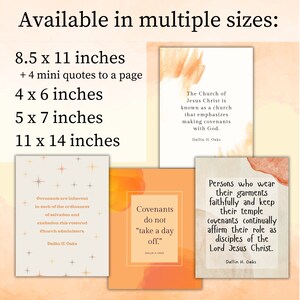 Covenants and Responsibilities - Dallin H. Oaks, Journal Edition Packet, General Conference ...