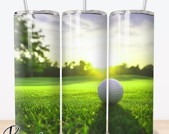 Avvolgi tumbler da golf, disegni PNG da golf, disegni sublimazione tumbler PNG, disegni tumbler skinny da 20 once, download digitale istantaneo #240208T01