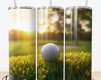 Avvolgi tumbler da golf, disegni PNG da golf, disegni sublimazione tumbler PNG, disegni tumbler skinny da 20 once, download digitale istantaneo #240208T02