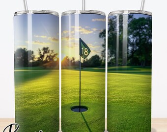 Avvolgi tumbler da golf, disegni PNG da golf, disegni sublimazione tumbler PNG, disegni tumbler skinny da 20 once, download digitale istantaneo #240223T07
