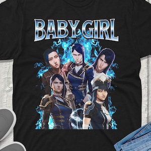 Caitlyn Arcane T-Shirt Unisex Vintage Streetwear League of Legends Shirt Anime Apparel fanmerch lol Merchandise League of Legends Fan gift